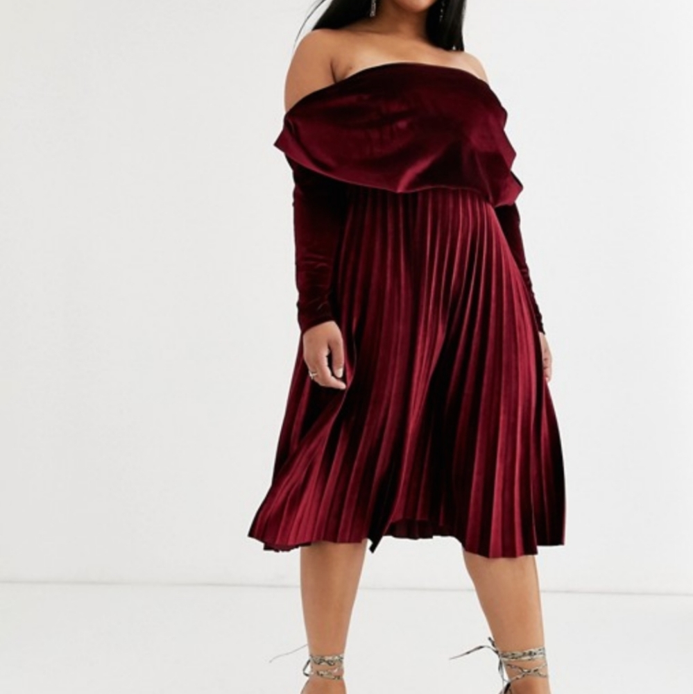 ASOS Design Velvet Dress